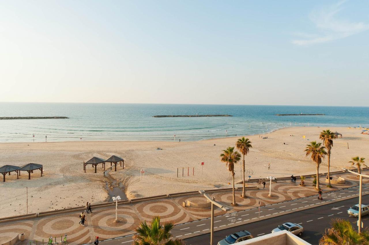 Chic 3Br Apt W Sauna & Parking On The Beach By Sea N' Rent Tel Aviv Buitenkant foto